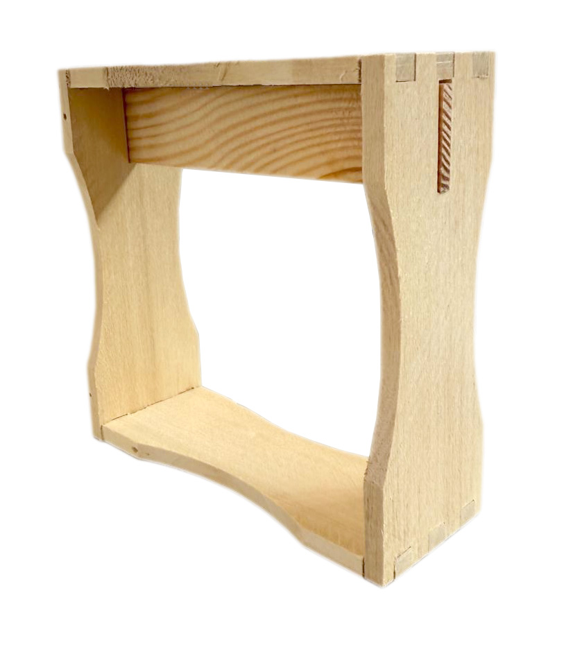 Rähmchen aus Kiefernholz 100×100×37 mm