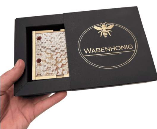 Wabenhonig-Verpackung mit Zellglasfenster